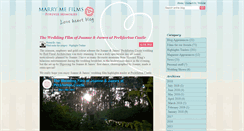 Desktop Screenshot of marrymefilmsblog.co.uk